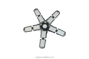Deformable LED Garage Light with 3/6/7 Adjustable Panel LED Bulb Night Lamp for Workshop Warehouse Shop E26/E27 Ceiling Lighting