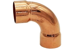 Factory Supply 1/2 Inch Plumbing Tube Pipe Copper 90 Degree Elbow Fitting Connector