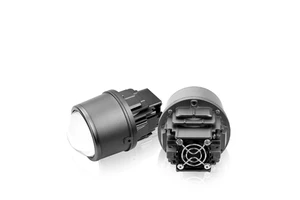 85W High-Power 3-inch Yellow LED Double Lamp Cup Three Aluminum Waterproof 12V Driving Lights 3000k Fog Lamp for Cars