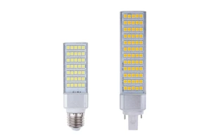 Dimmable G24 LED Lamp Light G24D G24Q horizontal insert plug-in lamp bulb Light 2-pin 4-pin 180-degree Emission 12V 120V 230V