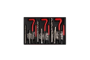 Customized Metal Box 88PCS Internal Thread Repair Tool Kit Tang Break-off Tool Set Restore Damaged Thread Repair Tool Kit