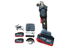 Hot Selling Factory Wholesale Professional Lithium Electric 108Vf 11000RPM Portable Brushless Angle Grinder