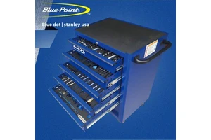 ISO9001 Certified Matt Blue Roller Cabinet Customizable Tool Box for Mechanic Garage Powder Coated