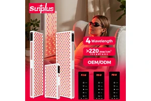 Rosh And Ce Approved Led Red And Nir Light Therapy Panel 1500W Equipment Red Light Therapy Horizontal Stand For Whole Body