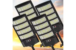 All-In-One 400w Super Bright IP65 Rated Outdoor Solar LED Road Street Lights with Sensor Remote Durable Lighting Solution