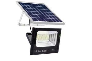 LED Solar Flood Lights 60W 100W 200W 300W 400W Outdoor Waterproof Reflectors Solar Powered Spotlights with Remote Control Garden