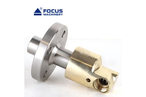 Factory Direct Cooling Water Swivel Joint Unidirectional Flange Connection Rotary Joint High Speed Air Oil Water Rotating Unions