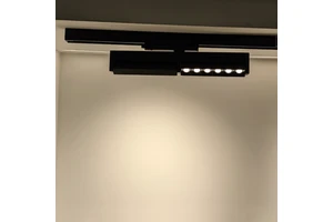 Track Lighting Grille Spotlight Turning Opposite Angle High Brightness Aluminum Led Track Lights for Gallery Museum Wall Washer