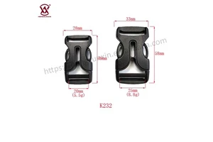 Wholesale Factory Accessories Customized Color Adjustable Buckles Custom Plastic Side Quick Release