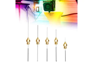 Cross-border 3D Printer MK8 Nozzle Kit with Brass Material Including 25 Nozzles Cleaning Needle Tweezers Wrench Tool Set