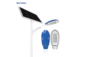 8000LM Dusk-to-Dawn LED Solar Street Lights for Garden Road Landscape with 135W Solar Panel for Parking Lots