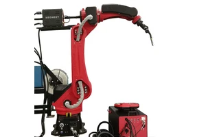 China Manufacturer Wholesale Mig Welding Robot 6 Axis with Power Source Megmeet Arm Length 1500mm