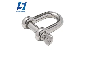 Wholesale High Quality Rigging Hardware Items Casting Polished Stainless Steel US Type European Type Shackles with Screw Pin