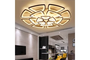 Creative Artistic Design Modern Acrylic Smart LED Ceiling Lamp for Bedroom Dining Room with Remote Control