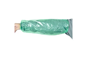 Factory Price Disposable Sleeve Covers for Arms Over Sleeves Latex-free With Elastic Ends Green