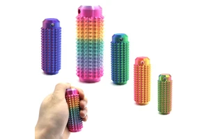 Little Oucie Spiky Grippie Portable Durable Plastic Fingertip Decompression Tool Novelty Gag Toy Unisex 14 Years & up