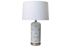 Hand-painted Floral Pattern Ceramic Table Lamp Hotel Rooms Bedside Lamp Living Room Sofa Cabinet Decorative Table Lamp