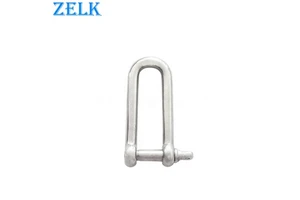 High Polished Stainless Steel Long D Shackle Anchor Shackle