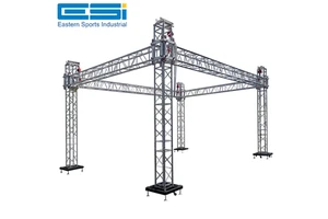 ESI TUV Certified 400x400mm Aluminum Stage Lighting Truss System for Concert Event Trade Show Booth