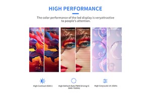 Easy Maintenance Flexible Led Screen With High Contrast and Wide Viewing Angle for Stage Background and Exhibition Purposes