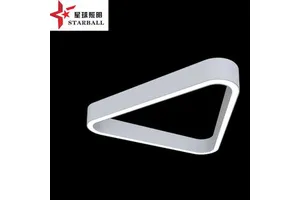 Customizable Triangular LED Linear Light High CRI 90 IP20 Rated 5-Year Warranty Fast Assembly Aluminum Profile Lighting for