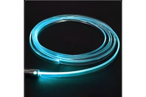 12V Skirt Optical Fiber Light Guide Strip Automobile Atmosphere Lamp Contour Decoration Clip Edge Luminous Line Small Light