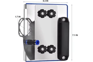 45 Degree Tile Chamfer Jig Bevel Cutting Guide With Water Spray Device For Ceramic Marble Angle Grinder