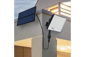 High Quality CE Certified ABS 1.5w Waterproof Outdoor Garden Separated Led Solar Sensor Light with Solar Panel