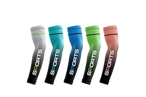 Custom Logo Printed Spandex Cooking Arm Sleeve Quick Dry and Anti-uv for Summer and Winter Arm Protection Set for Adults