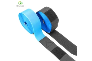 Eco-Friendly Double Sided Hook Loop Storage Strap With Metal Buckles Nylon+Polyester Custom Color & Logo For Luggage And Bags