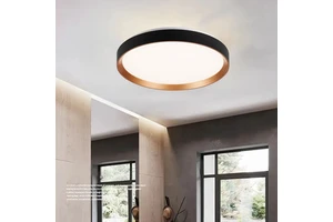 Modern Minimalist Iron Acrylic Round LED Ceiling Lamp Indoor Dimmable Decoration Ceiling Light Fixtures for Bedroom Study