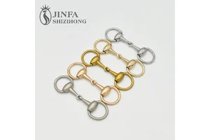 Custom Logo Women Metal Zinc Alloy Brass Gold Flat Ornament Chain Decorations Buckles for Sexy Swimmer