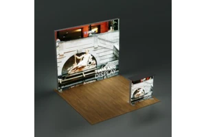 TianLang 3m X 3m Exhibition Booth Light Box LED Advertising Light Boxes for Indoor Trade Shows Aluminum Square All 3 Open Sides