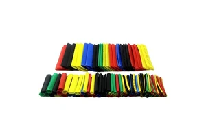164pcs/Set Polyolefin Heat Shrinkable Tube Kit Colorful Different Size for Wire Cable Insulated Sleeves