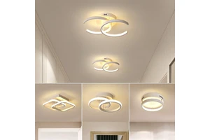 Minimalist Dimmable Acrylic Art Mount Decorative Fancy House Lighting Modern Restaurant Living Room Led Ceiling Lamp for Indoor
