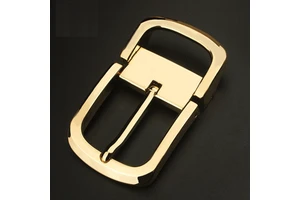 3.5cm Inner Width Customized Zinc Alloy Tail Easy Clip Single Prong Pin Belt Buckle with Teeth