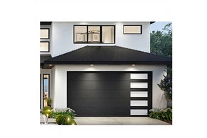 Modern North American Garage Door Style Automatic Aluminum Alloy Finished Roll Up Garage Door For Villa