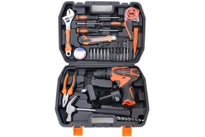 Repair Tool Manual Tool Kits Wrench Plier Portable Household Cordless Power Drill Tool Combo Sets