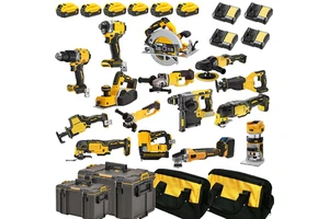 ZEALEE Professional Hand Tools Kit Electric Wrench Cultivator-Lithium Battery Powered for Drilling Wood Cutting Tool Box