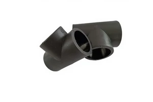 Premium plumbing fittings hdpe pipe fittings Chemical Resistant Corrosion-resistant Butt-Welding Straight Tee with 3-Year Warranty