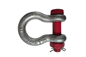 Factory U.S Type Heavy Duty Drop Forged Screw Pin Anchor Shackle Bow Shackles G-209 Galvanized Surface Treatment