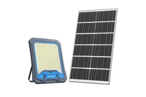 Industrial 1500W Solar LED Floodlight High Power Parking Lot Light IP66 Outdoor Street Lamp with Smart Motion Sensor