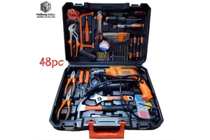 48pcs Electric Power Carpenter Tools Set Car Spanner Insulated Tools Box Set Mechanics Electrical Tools for Electrician Full Set
