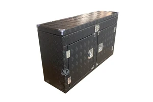 3 Door Aluminium Tool Boxes for Trucks UTE Drawers Tools Storage Cabin