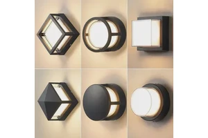Bedroom Living Room Creativity Moon Lamp Aluminum 90-265V Home Outdoor Lighting Wall Decor LED Waterproof Wall Lamp