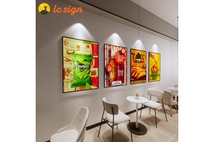 Hot Selling Lc Light Box Ultra-thin Light Box For Cafe Bar Memu Light Box