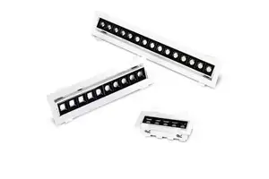 Deep Anti-Glare Aluminum 30 W Grille Lamp Office Recessed COB Light LED COB Downlight Adjust Down Lights Design