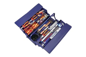 Electricians' 66-Piece Tool Set in Durable Sheet Steel Case