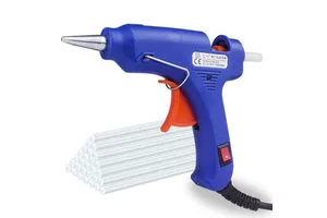 Hot Glue Gun, 20W High Temperature Hot Melt Glue Gun Heating Gun for Packaging, DIY, Arts & Craft, Repairing