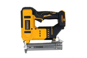 Dew 20V High Quality Electric Brushless Lithium Battery Nail Gun Cordless Portable Outdoor Woodworking Nail Gun Yellow Nailer